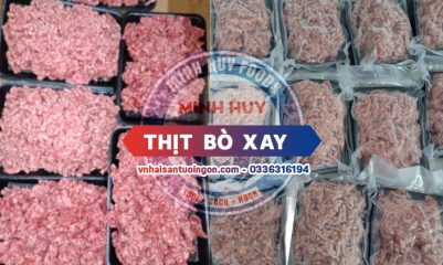 Minh Huy Foods cung cấp sỉ lẻ thịt bò xay giá tốt