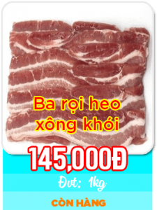 Ba rọi heo xông khói