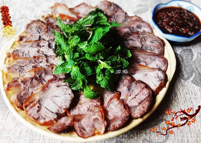 Bắp bò rim nước mắm