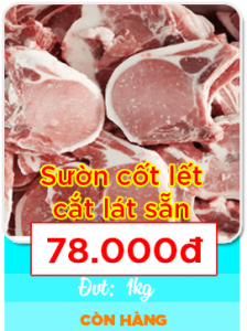 Sườn cốt lết cắt sẵn