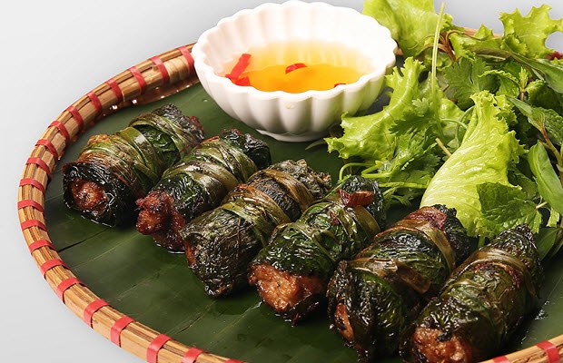  Bò cuốn lá lốt