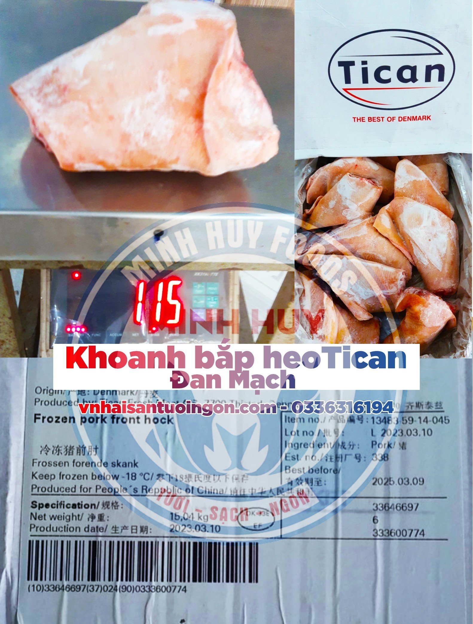 Địa chỉ cung cấp khoanh giò heo đông lạnh uy tín 