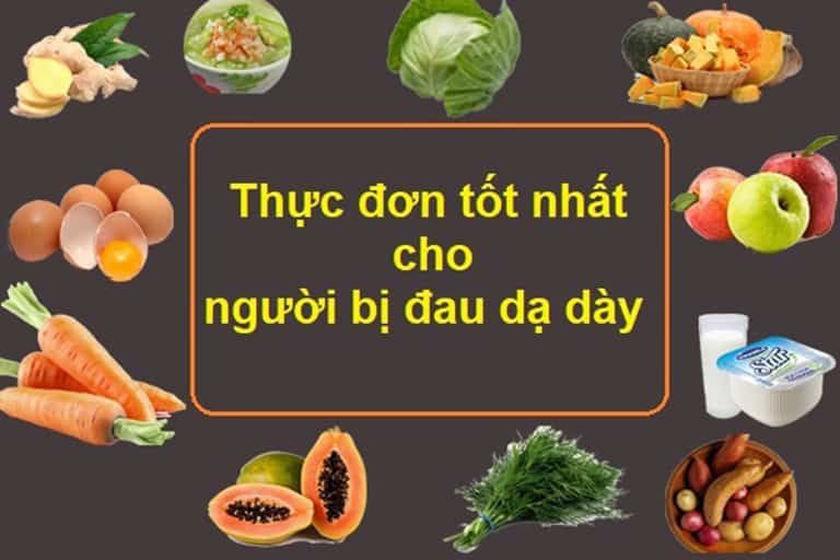 Xây dựng thực đơn cho người đau dạ dày