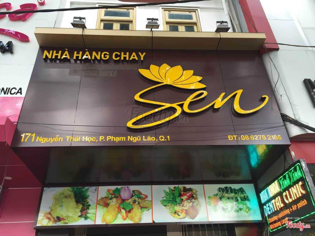 Nhà hàng Chay Sen – nhà hàng chay Tp. Hồ Chí Minh quận 1