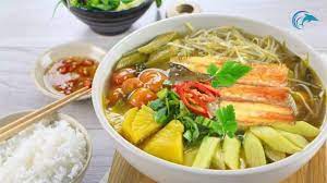 Khô cá lóc một nắng nấu canh chua