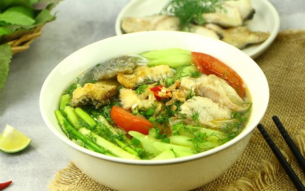 Canh sứa cá rô