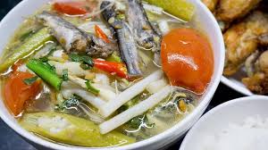 Cá trứng nấu canh chua