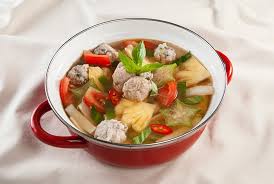 Canh chua chả mực