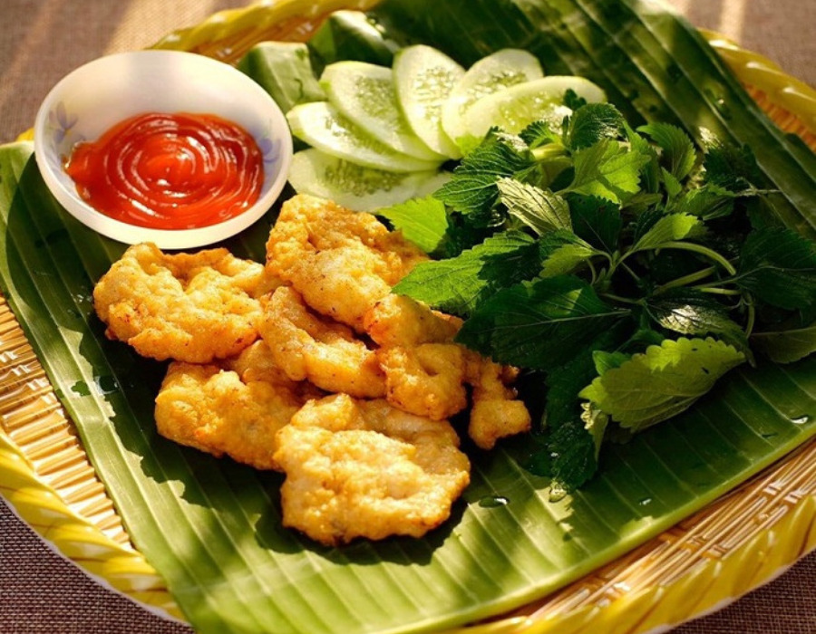 Chả mực chiên