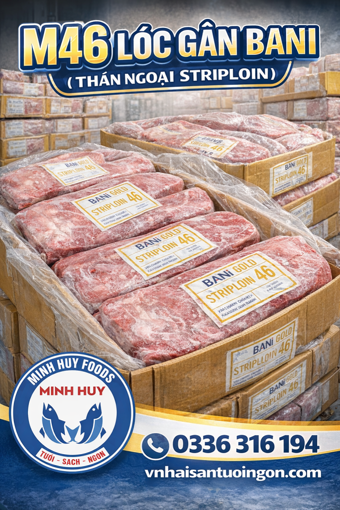 M46 lóc gân BaNi (Thăn ngoại Striploin)