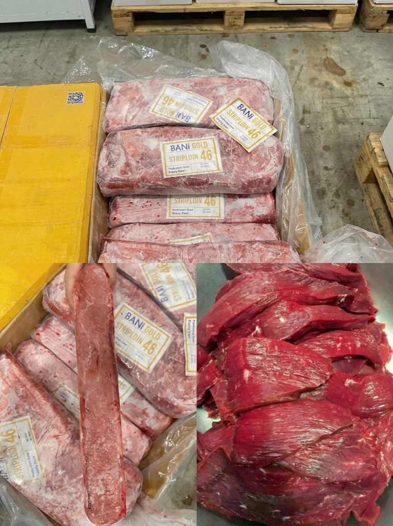 M46 lóc gân BaNi (Thăn ngoại Striploin)